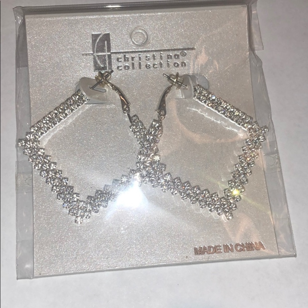 Silver earrings